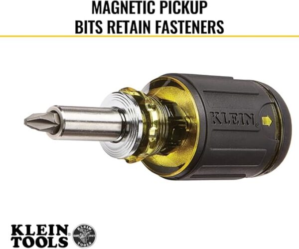 Klein Tools 32308 Multi-bit Stubby Screwdriver - Image 3