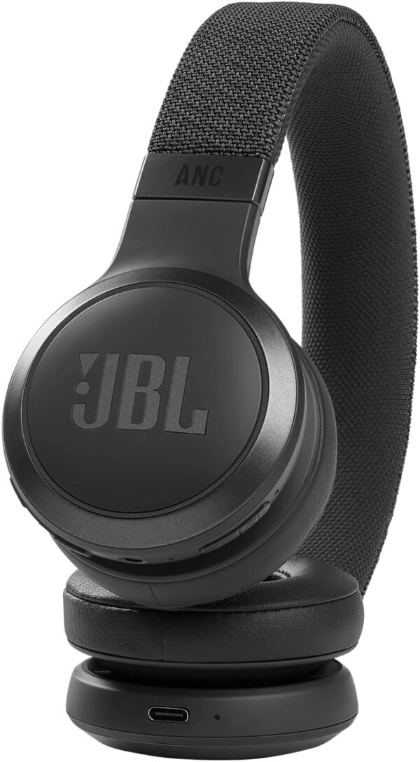 JBL Live 460NC wireless on-ear Noise Cancelling headphones with 50H battery, microphone for calls, lightweight and comfortable, and Alexa Built-in (Optimized for Android), iOS compatible (Black) - Image 3